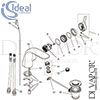 Ideal Standard Melange Basin Mixer 1H Pop-Up Waste UK Spare Parts